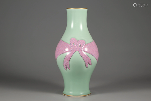 Celadon-Glazed Vase