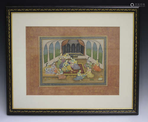 An Indian watercolour on paper, late 19th/early 20th century...