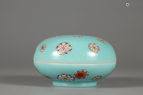 Blue Underglaze Lidded Box