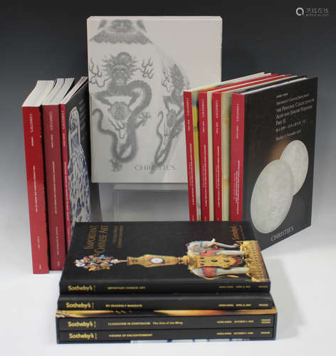 A large collection of Asian art auction catalogues, the majo...