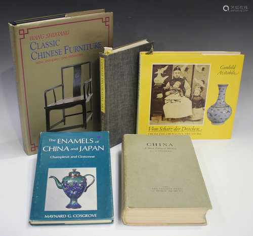 A group of five Chinese reference books, comprising 'Classic...