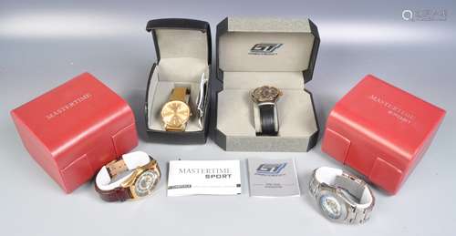 GROUP OF FOUR GENTLEMAN'S WRISTWATCHES