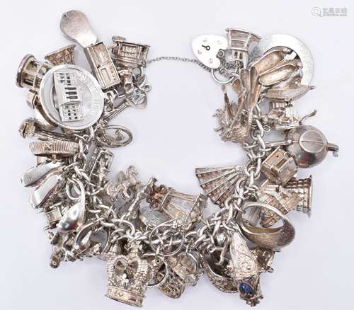 SILVER CHARM BRACELET