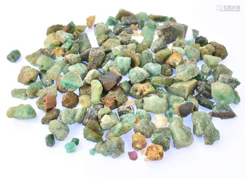 LOOSE GEMSTONES - ROUGH BERYL / EMERALD CRYSTALS