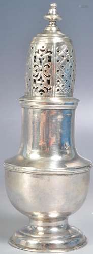 GEORGE III SILVER HALLMARKED SUGAR SHAKER