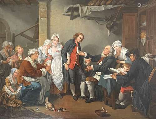 Ecole française XIX° d'après Jean-Baptiste GREUZE (1725-1805...