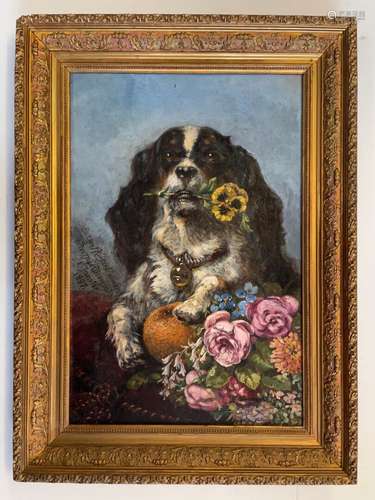 Martinus KUYTENBROUWER (1821-1897) Portrait de Cavalier King...