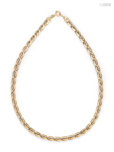 BICOLOR GOLD NECKLACE