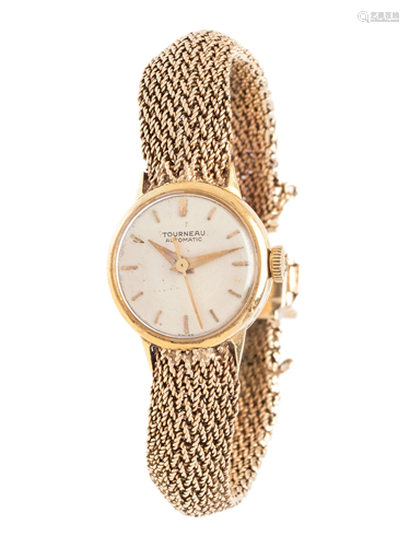 YELLOW GOLD WRISTWATCH