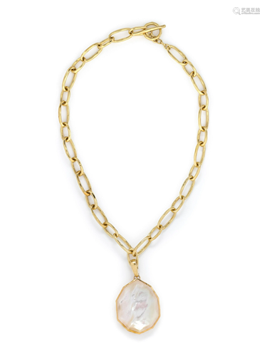 IPPOLITA, YELLOW GOLD, MOTHER-OF-PEARL AND QUARTZ