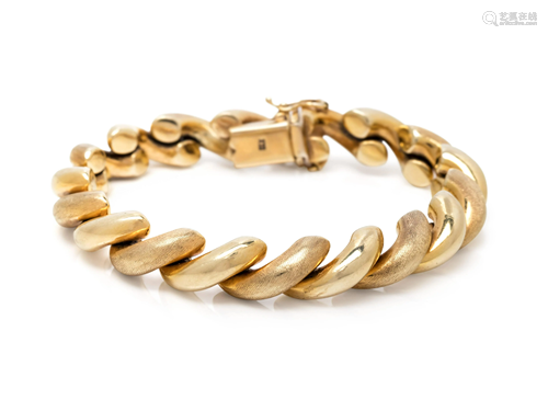 YELLOW GOLD BRACELET