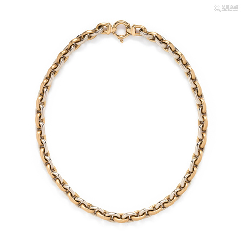 BICOLOR GOLD NECKLACE