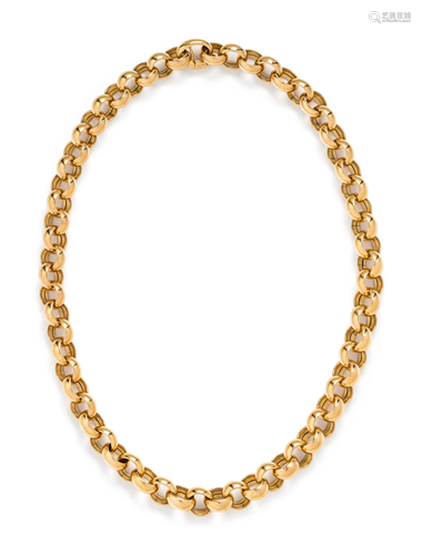 YELLOW GOLD NECKLACE