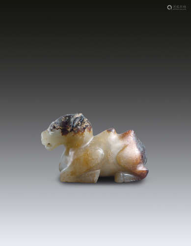 汉代圆雕玉骆驼(BC202-AD220