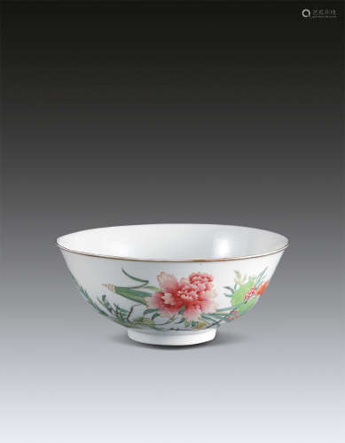 清粉彩饮和食德大碗(1644-1912)