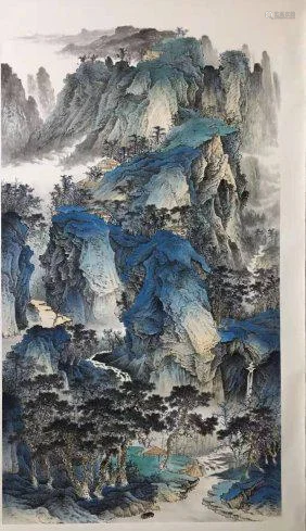 Chinese Paper Landscape Painting