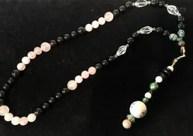 Estate Jewelry, Onyx Lariat Necklace