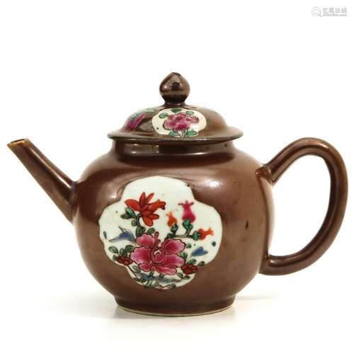 A Batavianware Teapot