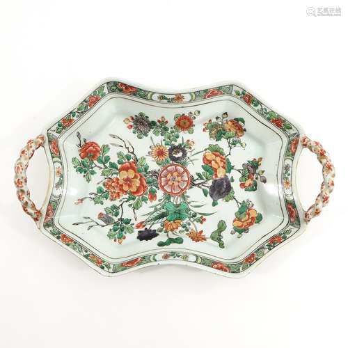 A Famille Verte Serving Tray