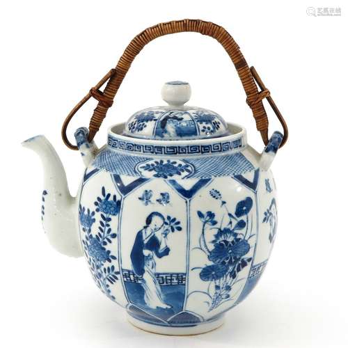 A Blue and White Teapot