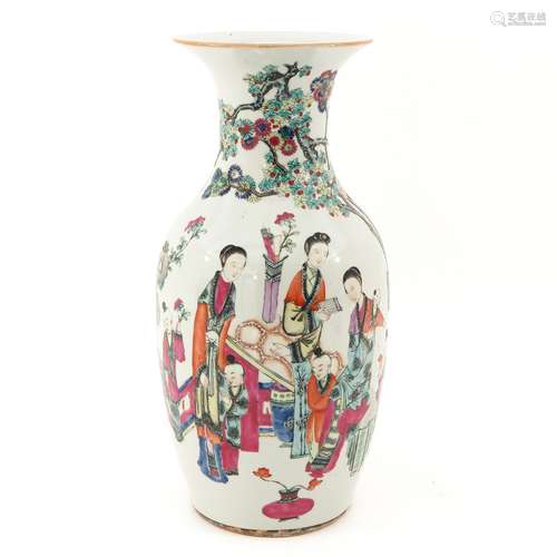 A famille rose vase