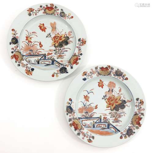 A Pair of Imari Chargers