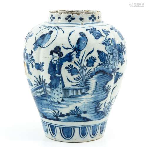 An 18th Century Delft Vase