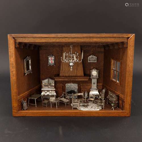 A Beautiful Display Room with Dutch Silver Miniatures