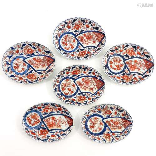 A Series of 6 Imari Serving Trays