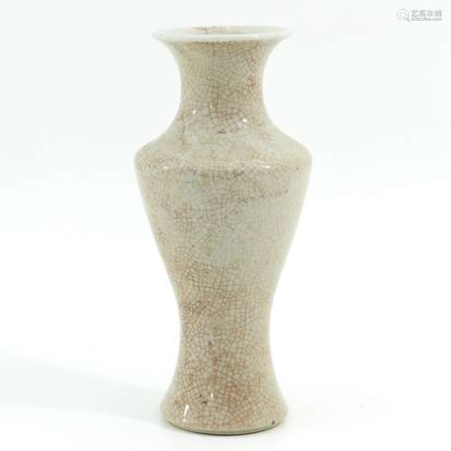 A Crackle Decor Vase