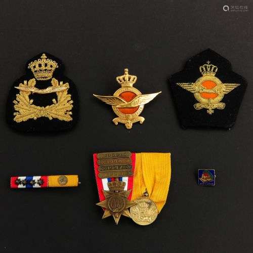 A Collection of Medals and Badges