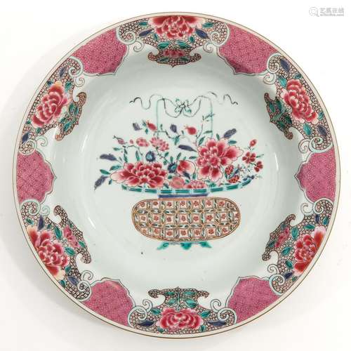 A Famille Rose plate