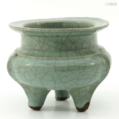 A celadon censer