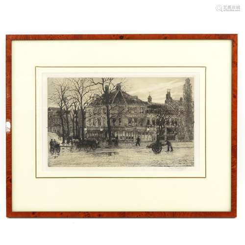 A Etching Signed Rensburg