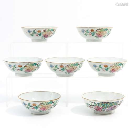 A Series of 7 Bowls