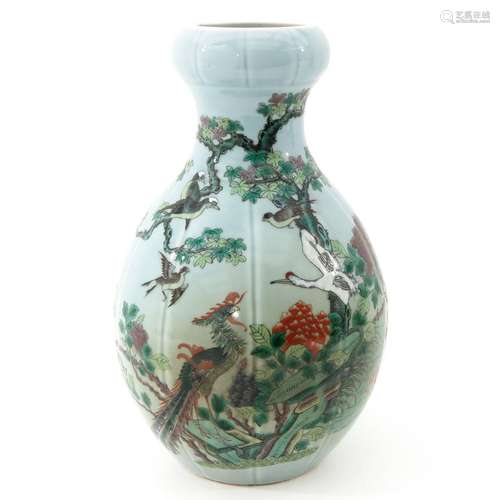 A Polychrome Decor Vase