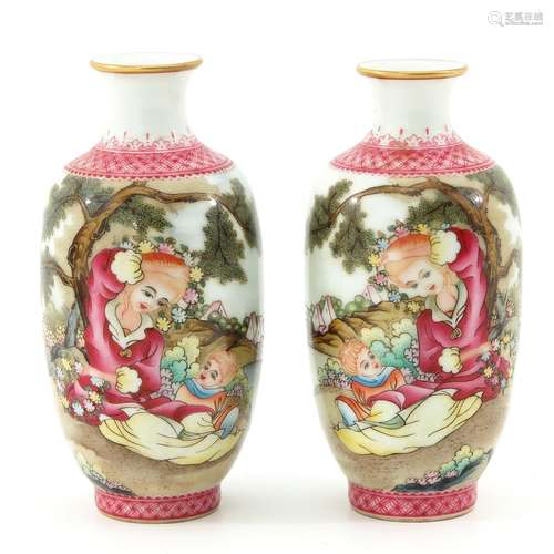 A Pair of Vases