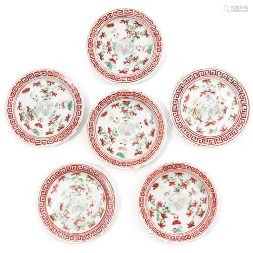 A Series of 6 Small Plates