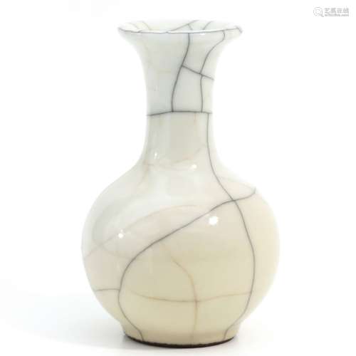 A Small Crackle Decor Vase