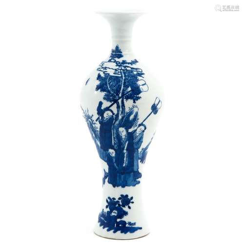 A Blue and White Vase