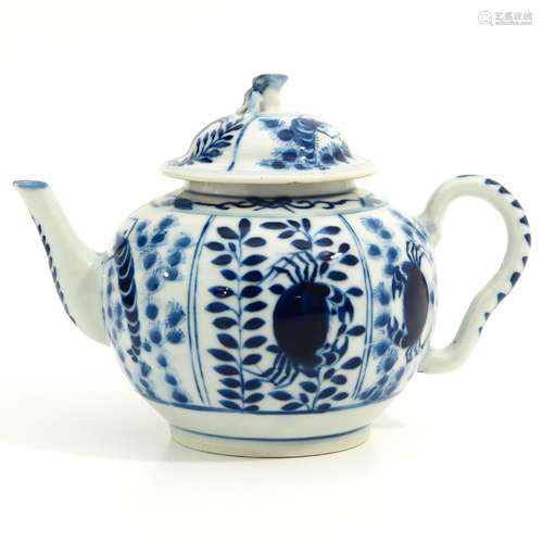 A Blue and White Teapot