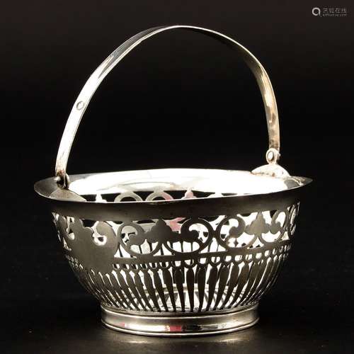 A 19th Century Dutch Silver Kluwenmandje