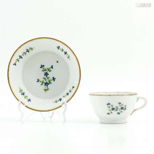 A French Cup and Saucer