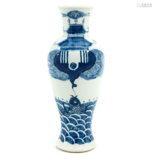 A Blue and White Vase