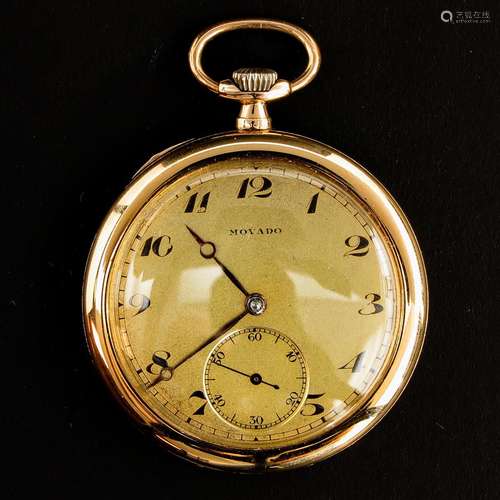 A Movado Pocket Watch