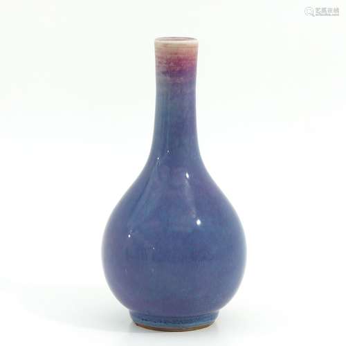 A Purple Glaze Vase