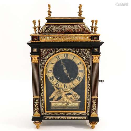 A French Religious Clock Signed Godefroy Paris