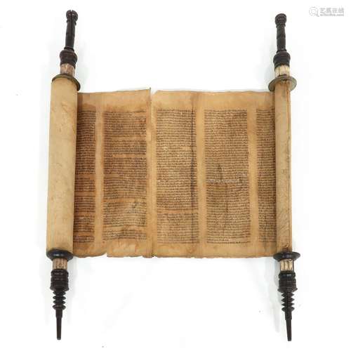 A Jewish Prayer Roll