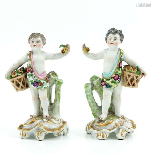 A Lot of 2 18th Century Meissen Sculptures