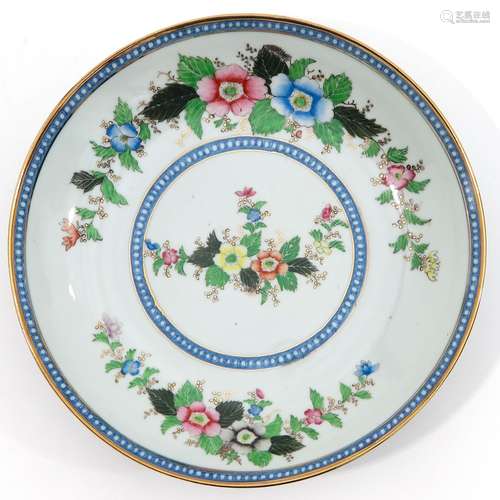 A Polychrome Decor Plate